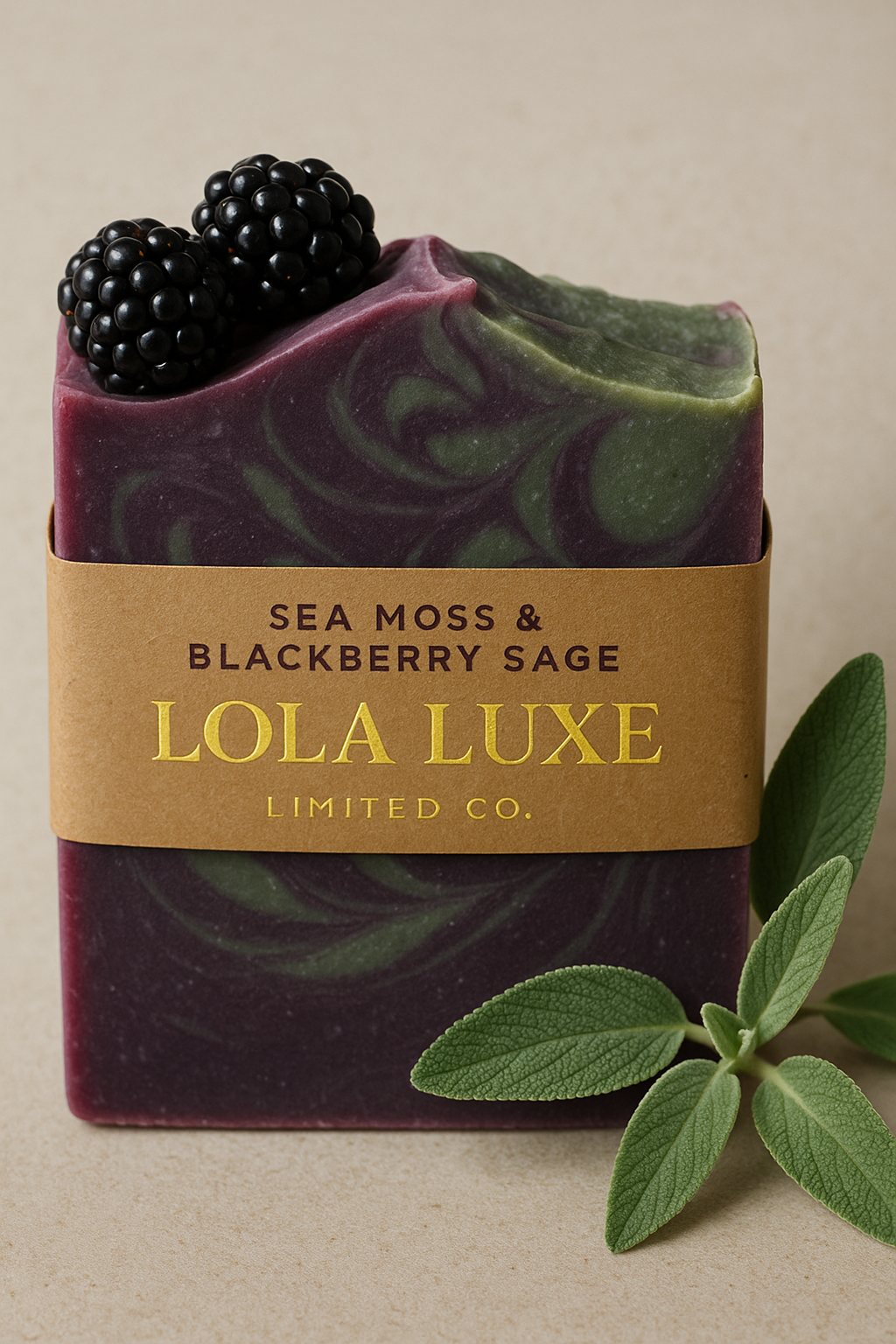 Sea Moss / Blackberry Sage Soap