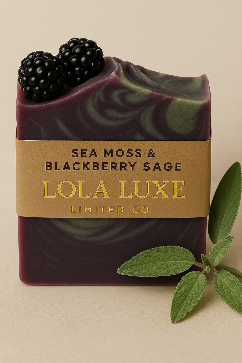 Sea Moss / Blackberry Sage Soap